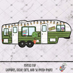 Load image into Gallery viewer, Go Green 5th Wheel Camper Design
