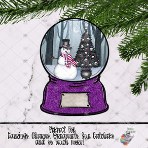 Spooky Creepmas Snow Globe Design