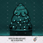 Load image into Gallery viewer, Chubby Christmas Tree Light Base Design
