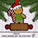 Load image into Gallery viewer, Gingerbread Girl Rolling Pin Design
