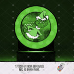 Load image into Gallery viewer, Green Guy Round Light Base Design
