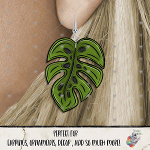 Monstera Leaf Design