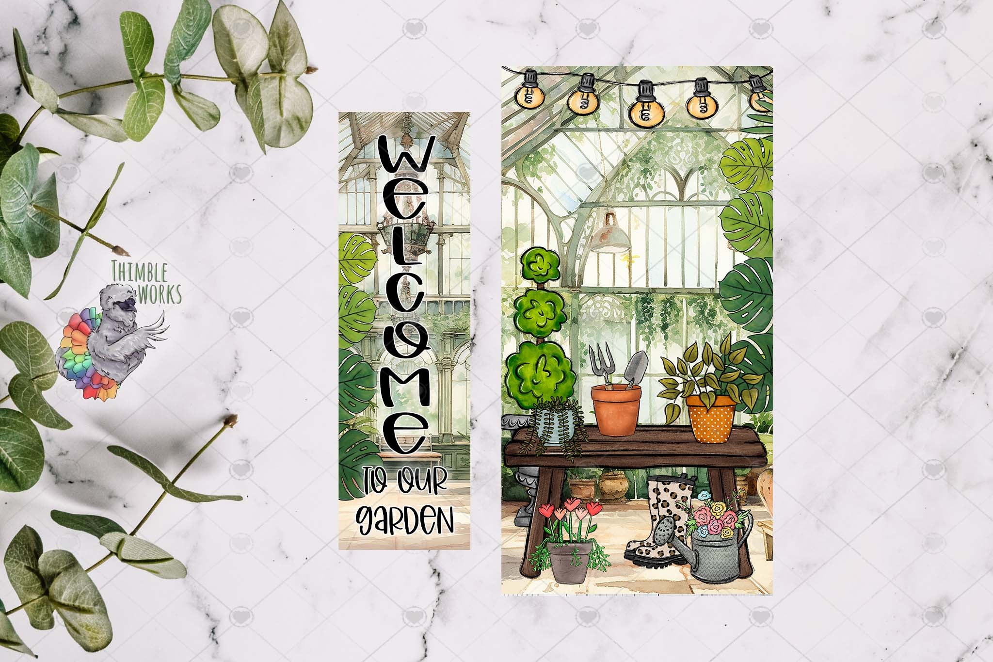 Greenhouse Interchangeable Post Sign Design