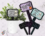 Load image into Gallery viewer, Funny Halloween Garden Stake Design Bundle
