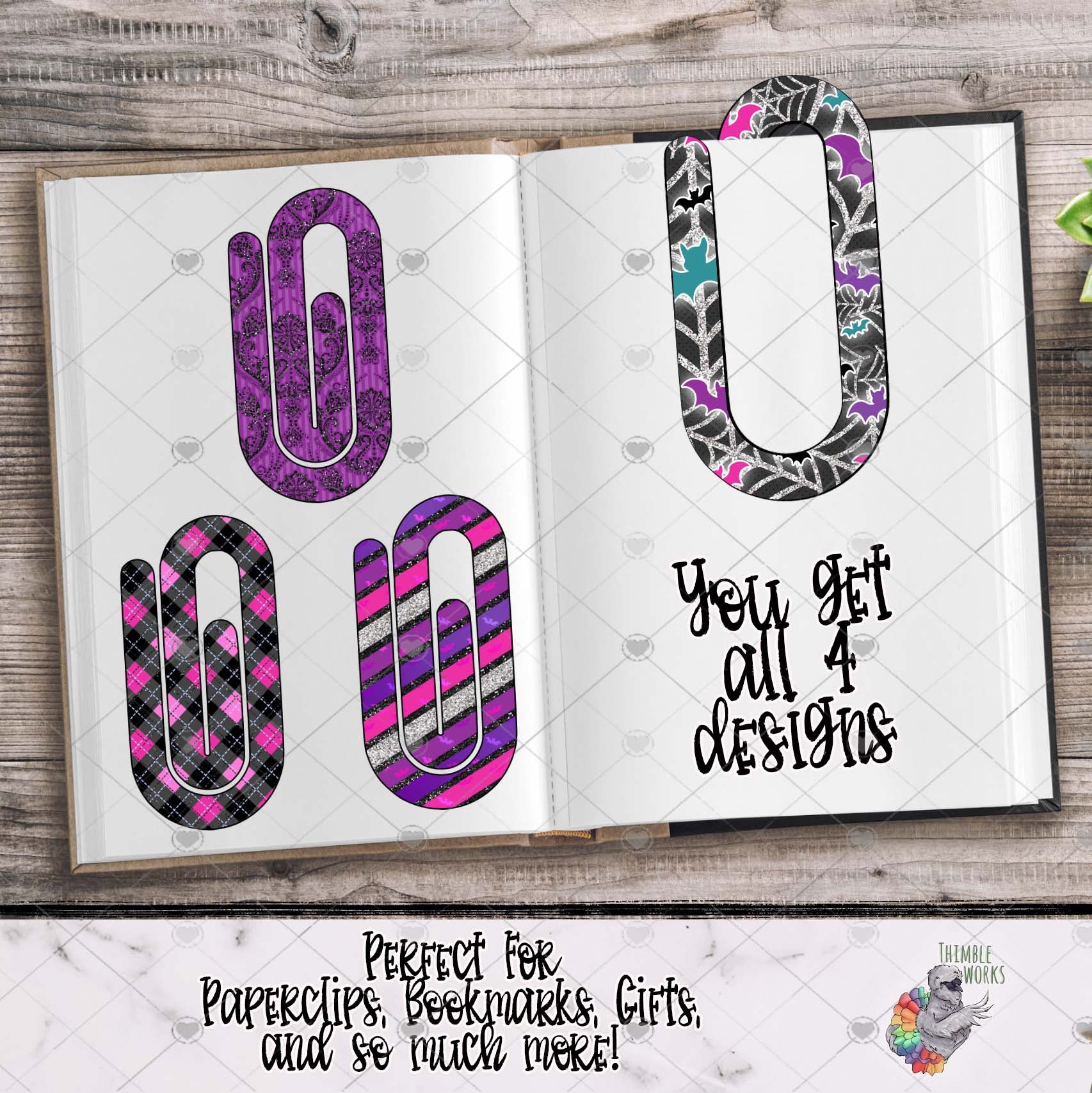 Glamour Halloween Paperclip Design Bundle