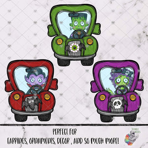 Halloween Characters Truck Design