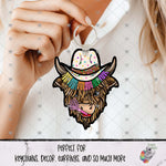 Load image into Gallery viewer, Happy Birthday Cowboy Highland Design
