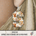 Load image into Gallery viewer, Highland Cow Letter S Design
