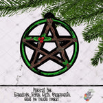Load image into Gallery viewer, Bright Holly Witch Pentagram Design
