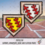 Load image into Gallery viewer, Baseball and Softball Homeplate Design
