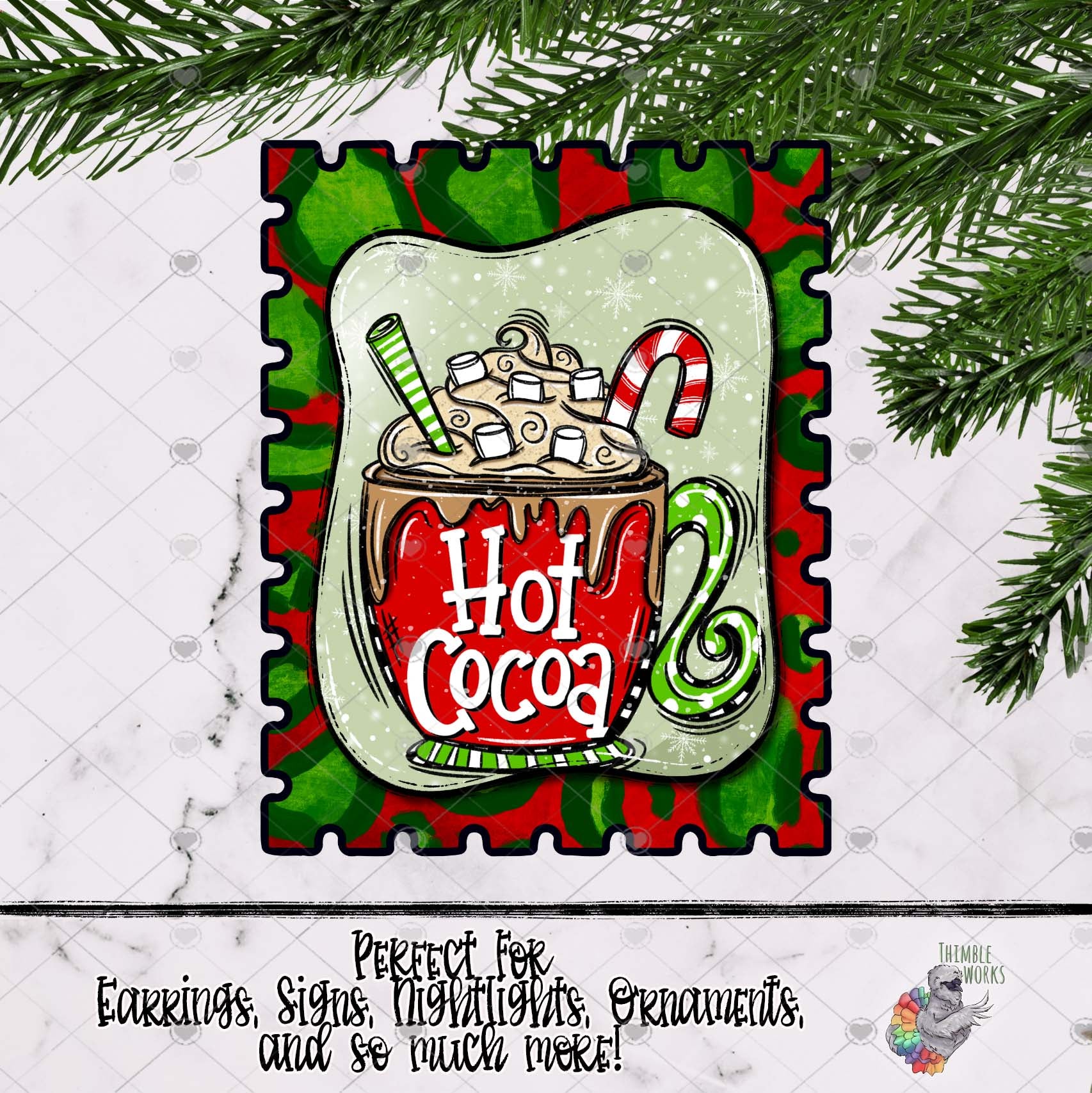 Hot Cocoa Stamp Design