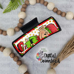 Load image into Gallery viewer, Christmas Elf Hair Clip Sublimation Design
