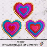 Load image into Gallery viewer, Valentine Sugar Cookie Hearts Design Bundle
