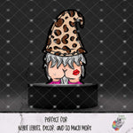Load image into Gallery viewer, Leopard Gnome Butt Light Base Design
