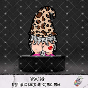 Leopard Gnome Butt Light Base Design