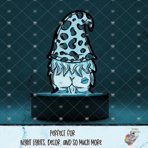 Leopard Gnome Butt Light Base Design