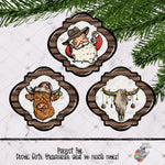 Load image into Gallery viewer, Western Christmas Fancy Bulb Design Bundle
