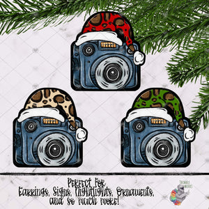 Leopard Santa Camera Design Bundle