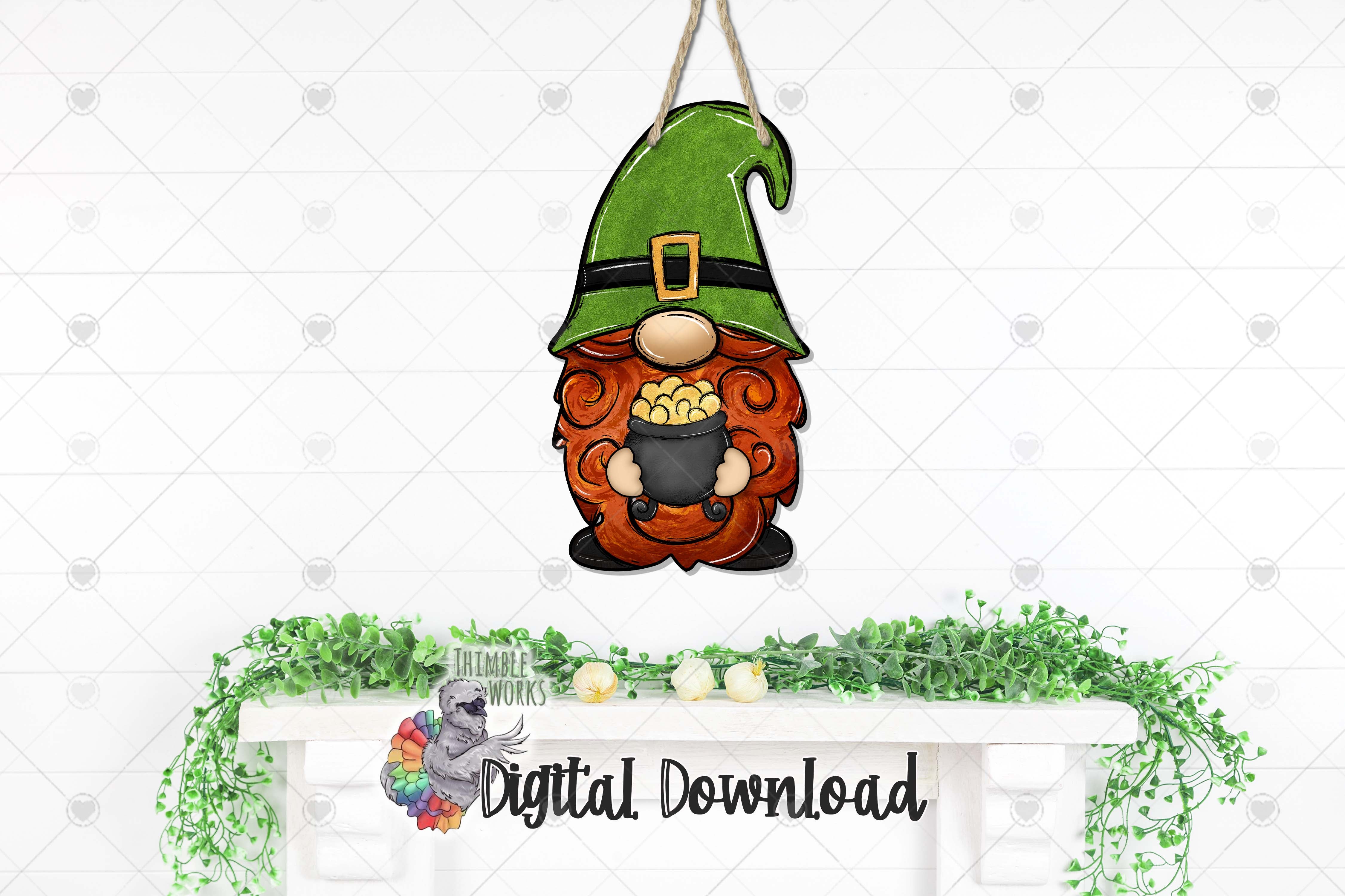 Leprechaun Gnome Sublimation Design