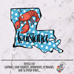 Load image into Gallery viewer, Louisiana Crawfish State Design
