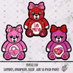 Load image into Gallery viewer, Valentine Love Teddy Bear Design Bundle
