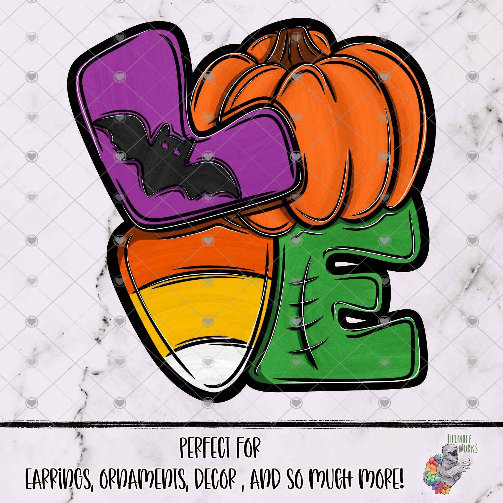 Love with Pumpkin Design