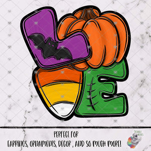 Love with Pumpkin Design