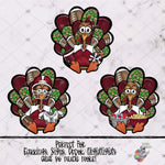 Load image into Gallery viewer, Maroon Football Turkey Design Bundle
