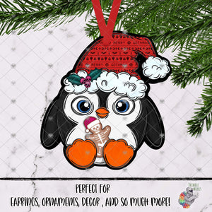 Merry Gothmas Penguin Design
