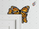 Load image into Gallery viewer, Monarch Butterfly Over the Door Sitter Sublimation Design
