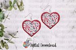 Load image into Gallery viewer, Music Note Heart Sublimation Design
