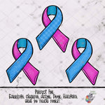 Load image into Gallery viewer, Pregnancy Loss Awareness Ribbon Design Bundle
