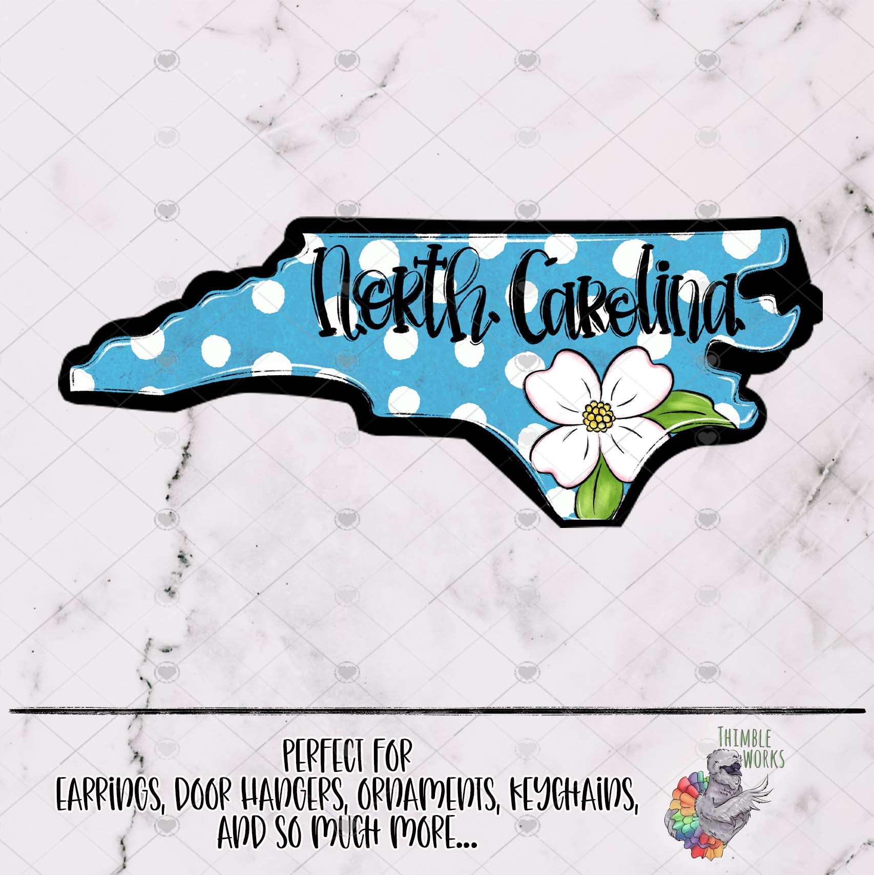 North Carolina Dogwood State Design