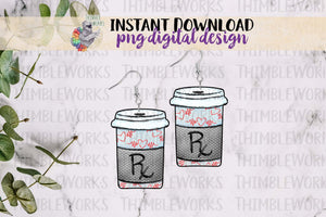 Nurse Coffee Cup Sublimation Design