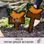 Load image into Gallery viewer, Chili Pepper Garden Stake Design Bundle
