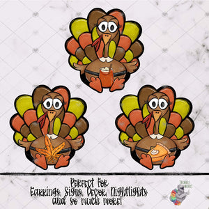 Fall Turkey Design Bundle