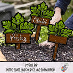 Load image into Gallery viewer, Parsley Garden Stake Design Bundle
