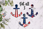 Load image into Gallery viewer, Patriotic Anchor Design Bundle
