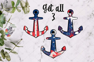 Patriotic Anchor Design Bundle