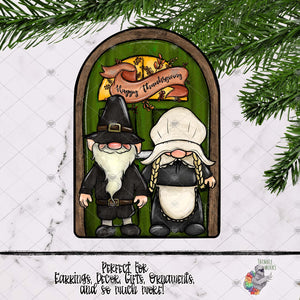 Thanksgiving Pilgrims Interchangeable House Door