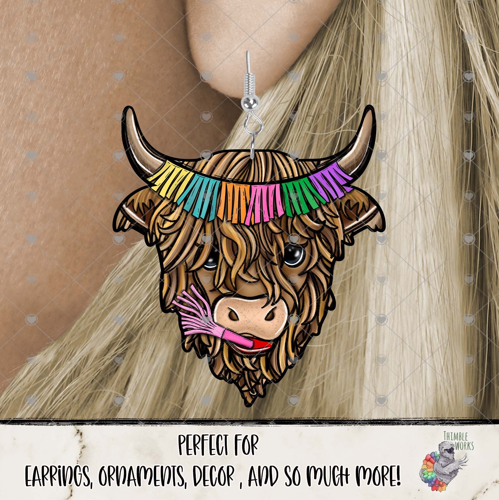 Happy Birthday Highland Cow Design
