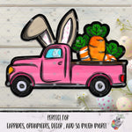 Load image into Gallery viewer, Pink Easter Bunny Carrot Truck Design
