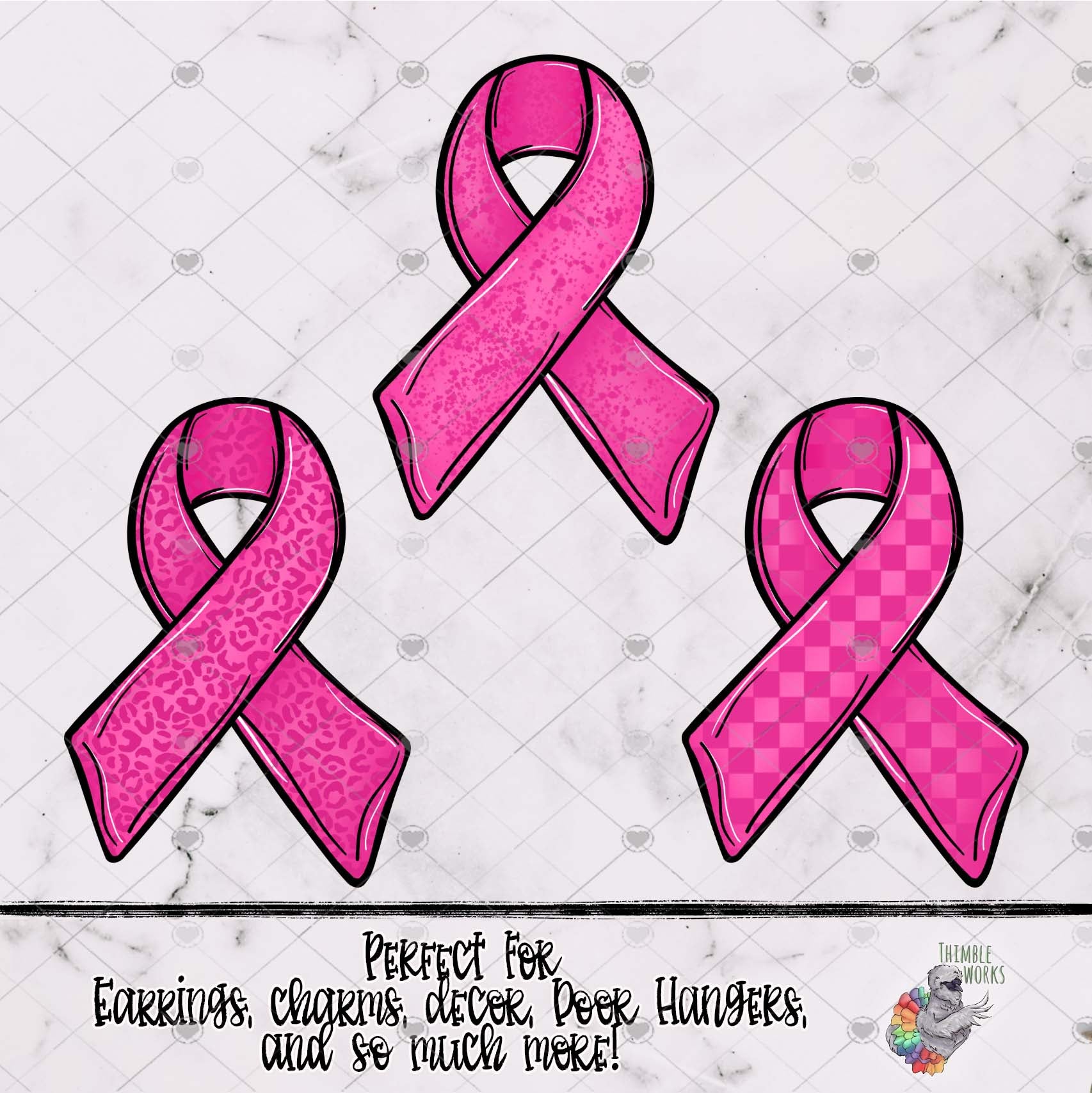 Breast Cancer Awareness Ribbon Design Bundle