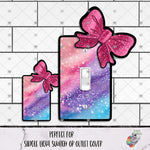 Load image into Gallery viewer, Pink Glitter Bow Outlet Cover Design
