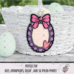 Load image into Gallery viewer, Pastel Hearts Scalloped Oval with Bow Design Bundle
