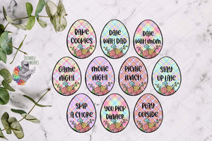 Kids Easter Egg Token Design Bundle