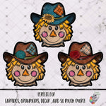Load image into Gallery viewer, Plaid Cowboy Scarecrow Design
