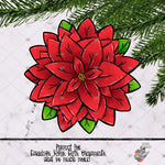 Load image into Gallery viewer, Poinsettia Sunflower Design
