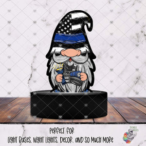 Police Gnome Light Base Design