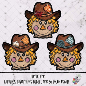 Polka Dot Cowboy Scarecrow Design